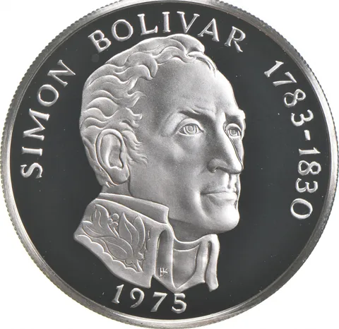 1975 Panama 20 Balboas Proof - 925 Sterling Silver - 129.59 Grams