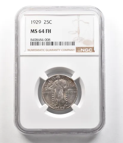 1929 Standing Liberty Quarter MS64 FH NGC *4978