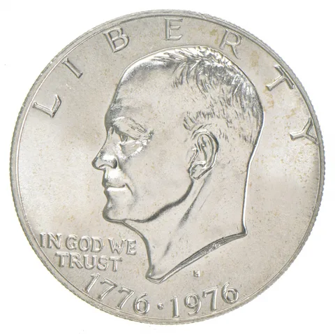 1976-S Eisenhower Dollar 40% SILVER - BU Unc MS (1 coin)