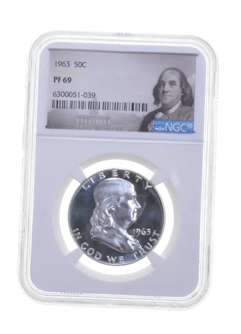 PF69 1963 Franklin Half Dollar - Graded NGC *6184