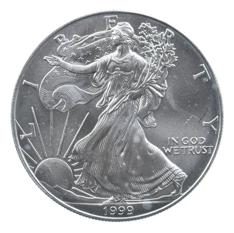 Better Date 1999 American Silver Eagle 1 Troy Oz .999 Fine Silver *681