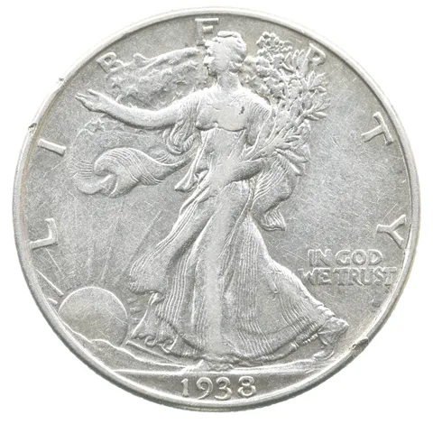 1938-D Walking Liberty Half Dollar a8862
