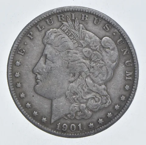 Early - 1901-O Morgan Silver Dollar - 90% US Coin *082
