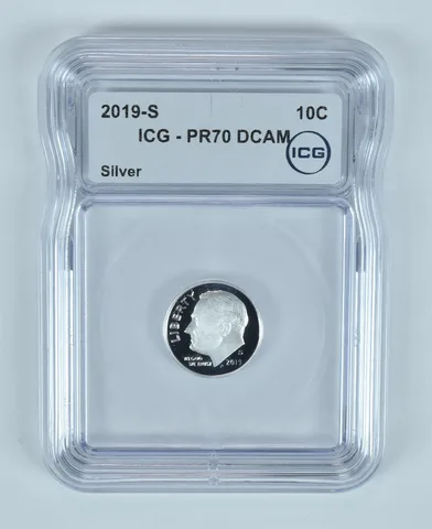 2019-S Roosevelt Dime Silver PR70 DCAM ICG