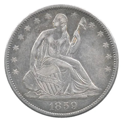 1859-O Seated Liberty Half Dollar *6698