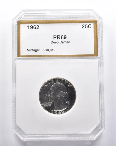 Proof 1962 Washington Quarter *3406