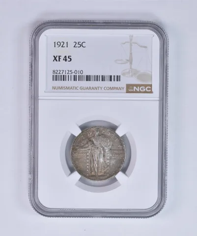 1921 Standing Liberty Quarter XF45 NGC Beautiful Tone *8025