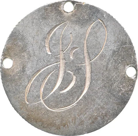 Canada 1 Dime Love Token Holed J J F F Victorian Coin Pendant *9306