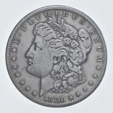 Early - 1880-S Morgan Silver Dollar - 90% US Coin *120