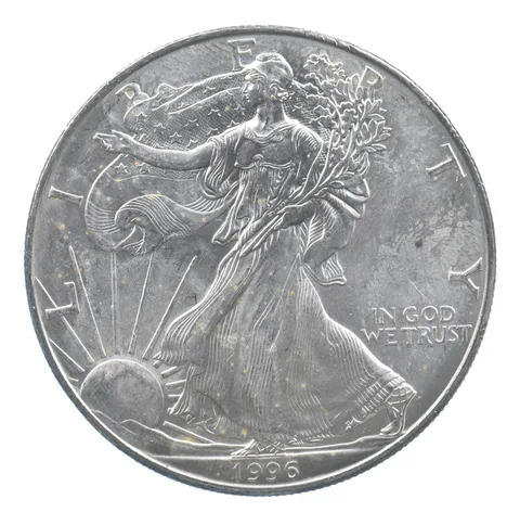 Rarest 1996 American Silver Eagle - Key Date - Rare LOW MINTAGE *711