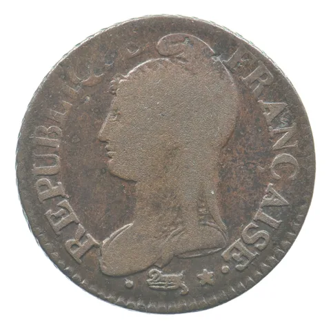 1799 W France 5 Centimes Revolution *6500