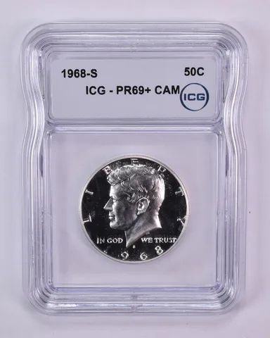 1968-S Kennedy Half Dollar PR69+ CAM ICG