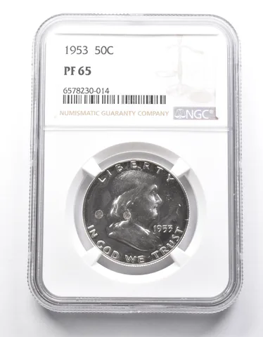 PF65 1953 Franklin Half Dollar NGC a0013