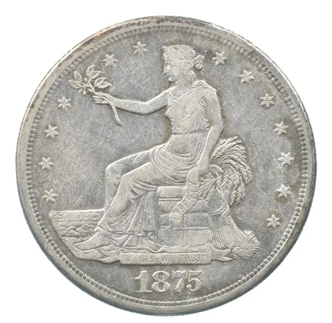 1875-S Seated Liberty Trade Dollar *7741