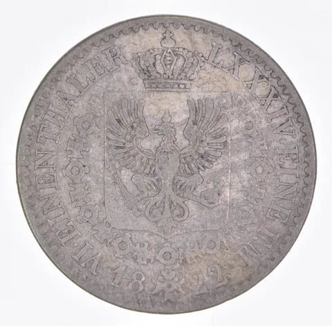 Better Date - 1822 Kingdom Of Prussia 1/6 Thaler World Coin- Silver *011