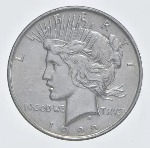 1922 Peace Silver Dollar Estate Coin Collection *250