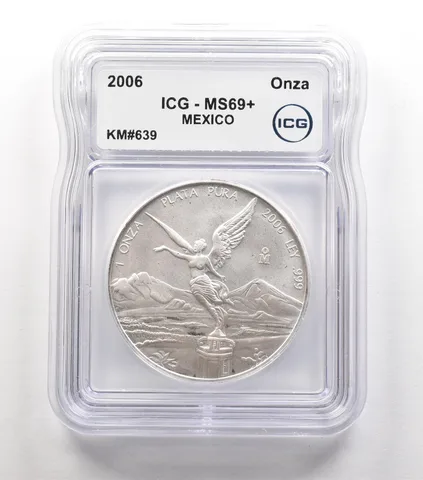 2006 Mo Mexico 1 Onza Silver Libertad KM#639 MS69+ ICG a6726