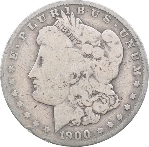 1900-O/CC Morgan Silver Dollar O Over CC *5838