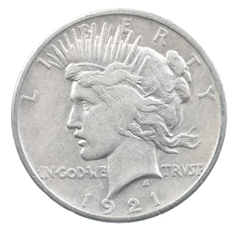 1921 Peace Silver Dollar High Relief *2282