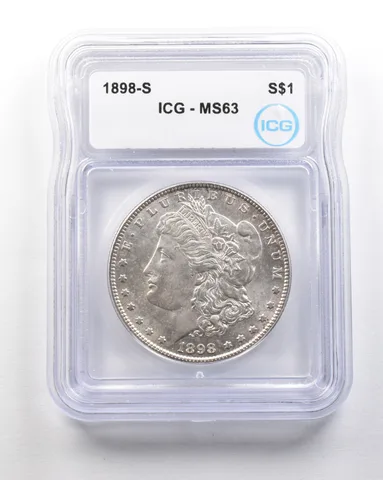 1898-S Morgan Silver Dollar MS63 ICG *1649