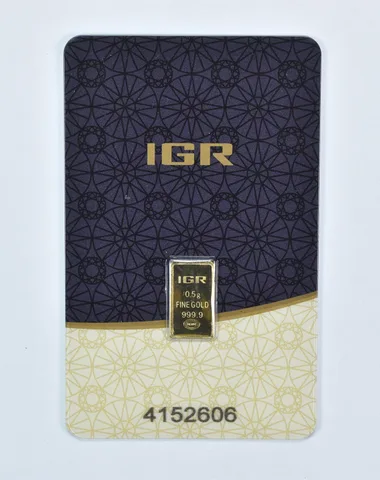 0.5 Gram Gold Bar IGR In Assay