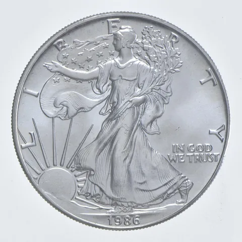 Better Date 1986 American Silver Eagle 1 Troy Oz .999 Fine Silver *208