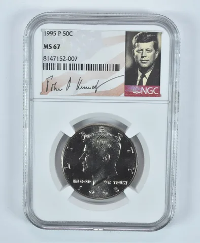 1995-P Kennedy Half Dollar MS67 NGC Special Label