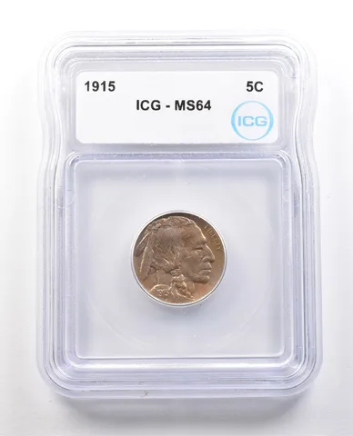 1915 Indian Head Buffalo Nickel MS64 ICG *1430