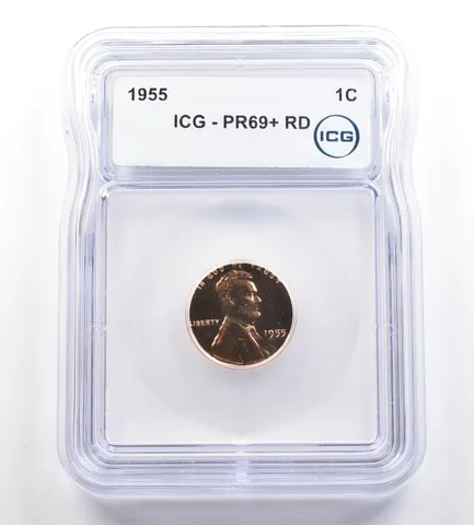 1955 Lincoln Wheat Cent PR69+ RD ICG *7303