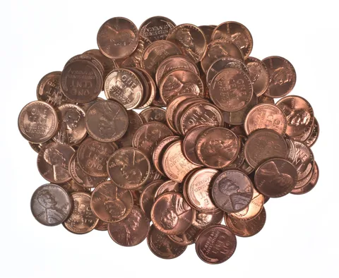 Lot Of (100) 1950-1958 Gem BU Red Lincoln Wheat Cent Lot Collection *552