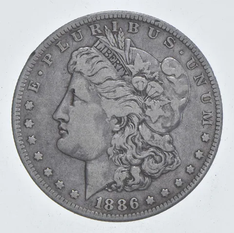 Early - 1886-O Morgan Silver Dollar - 90% US Coin *892