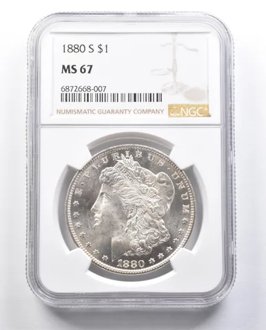 1880-S Morgan Silver Dollar MS67 NGC *6382