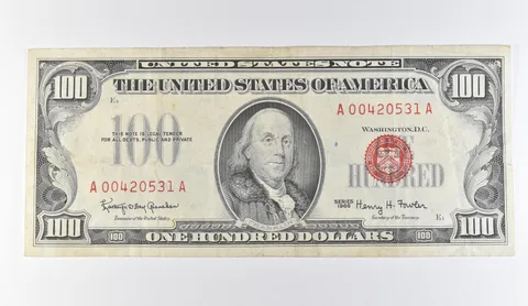 1966 $100 Legal Tender Red Seal *9684