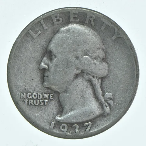 1937-D Washington Quarter Average Circ