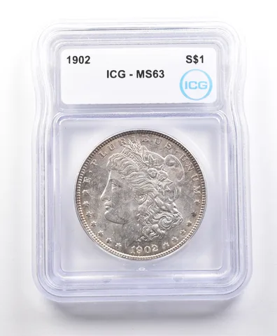 1902 Morgan Silver Dollar MS63 ICG *3298