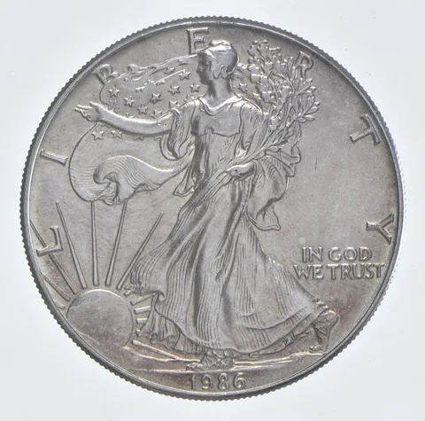Better Date 1986 American Silver Eagle 1 Troy Oz .999 Fine Silver *999