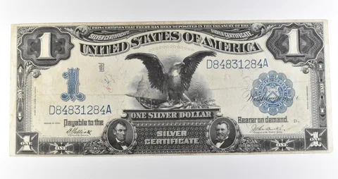 1899 $1 Silver Certificate Large Note Blue Seal *3612