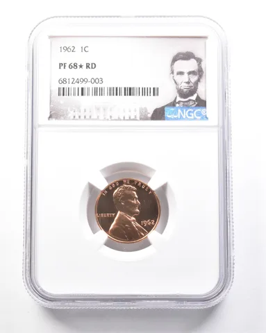1962 Lincoln Memorial Cent PF68* STAR RD NGC *7800