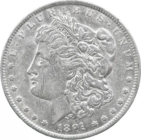 1891-CC Morgan Silver Dollar a4515