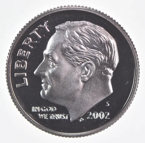 2002-S Roosevelt Dime Proof 90% Silver