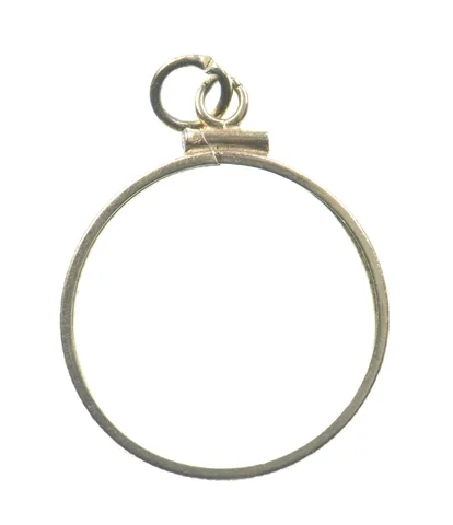 10kt Gold Bezel 1.2g 1848 8 Escudos Mexico *0422