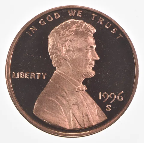1996-S Lincoln Memorial Cent Proof