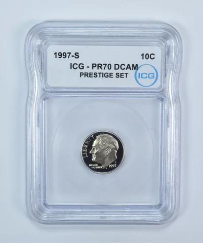 1997-S Roosevelt Dime Prestige Set PR70 DCAM ICG