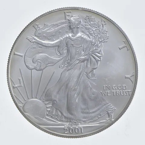 Better Date 2001 American Silver Eagle 1 Troy Oz .999 Fine Silver *718