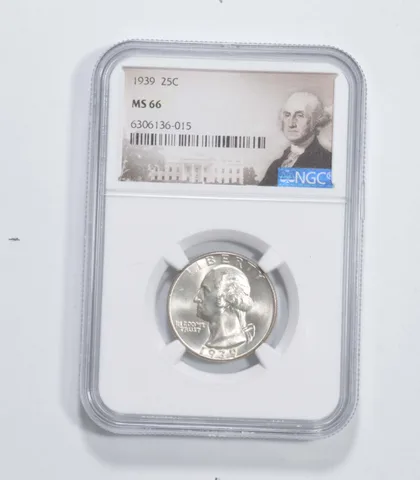 MS66 1939 Washington Quarter NGC *6942