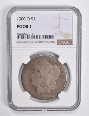 POOR 1 1900-O Morgan Silver Dollar NGC Lowball Low Ball a4630
