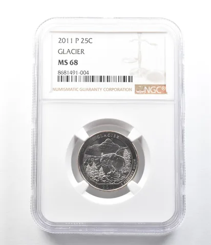 2011-P Washington Quarter ATB Glacier MS68 NGC *9630