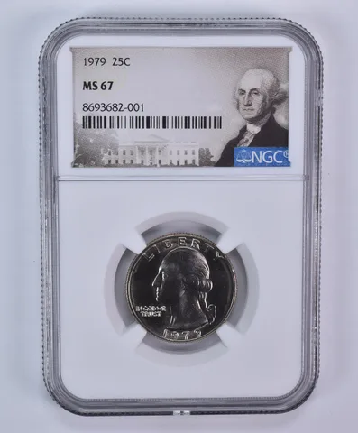 1979 Washington Quarter MS67 NGC Special Label