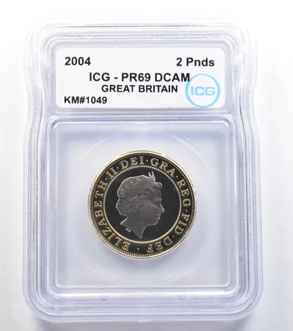 2004 Great Britain 2 Pounds KM#1049 PR69 DCAM ICG *7878