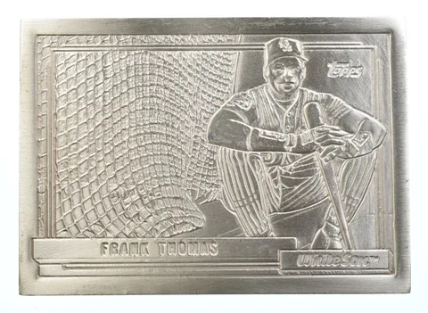 1992 Frank Thomas White Sox Silver Bar 4.35 Troy Oz *0668